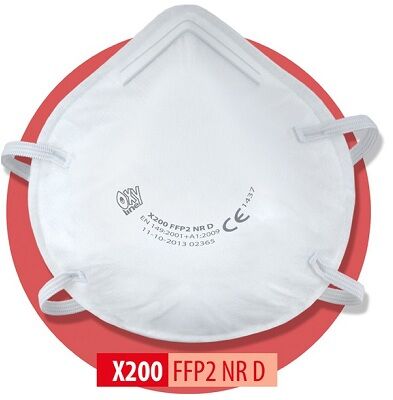 Респиратор FFP2 - Oxyline NRD CE защитная маска, защищает от микроорганизмов x15